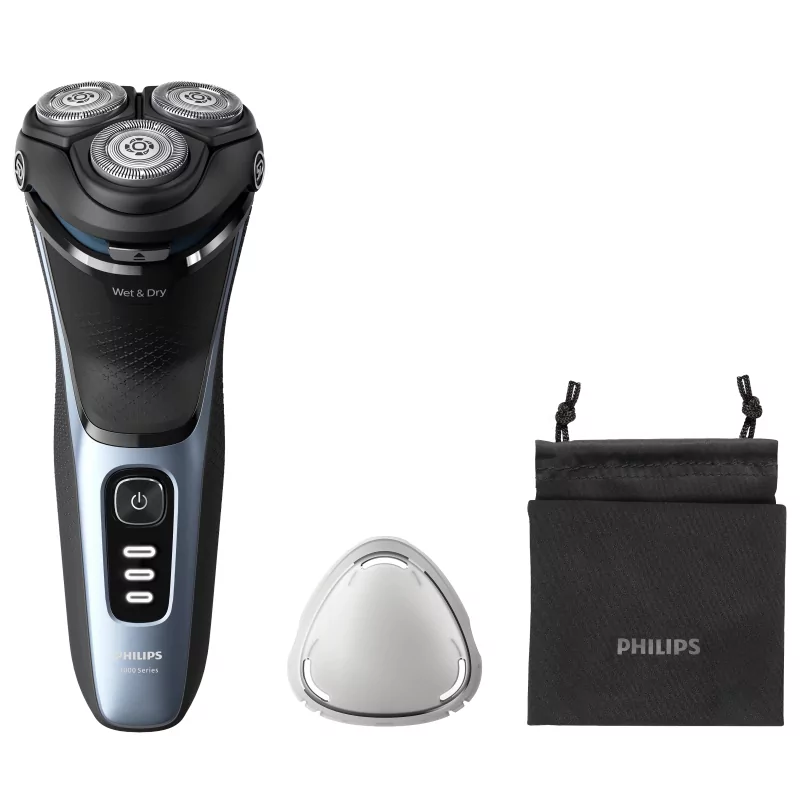 Kontrolsat - Máquina de Barbear Philips - Húmido/Seco - Shaver Series 3000 - S3243