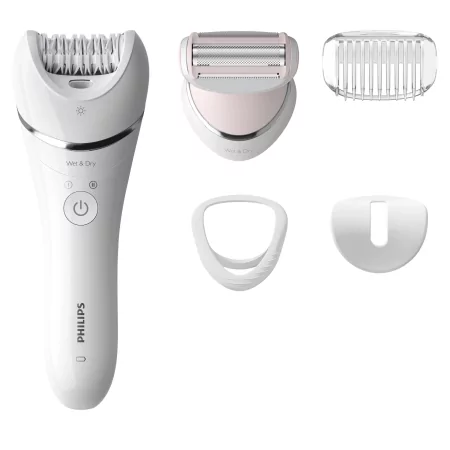 Kontrolsat - Depiladora Philips - Epilator Series 8000 - Húmido/Seco - Branca - BRE710/00 Kontrolsat - Depiladora Philips - Epilator Series 8000 - Húmido/Seco - Branca - BRE710/00