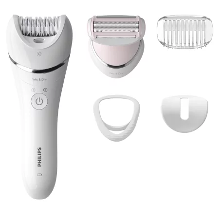 Kontrolsat - Philips Epilator - Epilator Series 8000 - Wet/Dry - White - BRE710/00 Kontrolsat - Philips Epilator - Epilator Series 8000 - Wet/Dry - White - BRE710/00