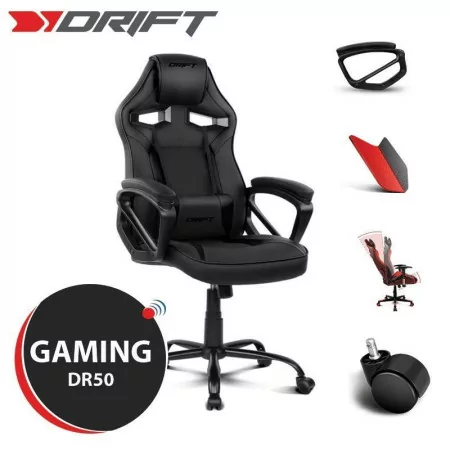 Cadeira Gaming Drift DR50 - Preta