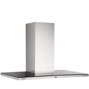 Kontrolsat - Meireles Chimney - 690M3/H - Mep 191 Xn - Stainless Steel and Black Glass