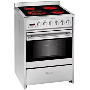 Kontrolsat - Meireles Electric Stove - 55L - 4 Zones - E 611 X - Stainless Steel