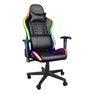 Kontrolsat - Cadeira Trust Gaming - RGB - Ajustável - Preta - GXT 716 RIZZA