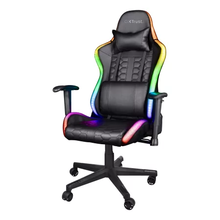 Kontrolsat - Trust Gaming Chair - RGB - Adjustable - Black - GXT 716 RIZZA