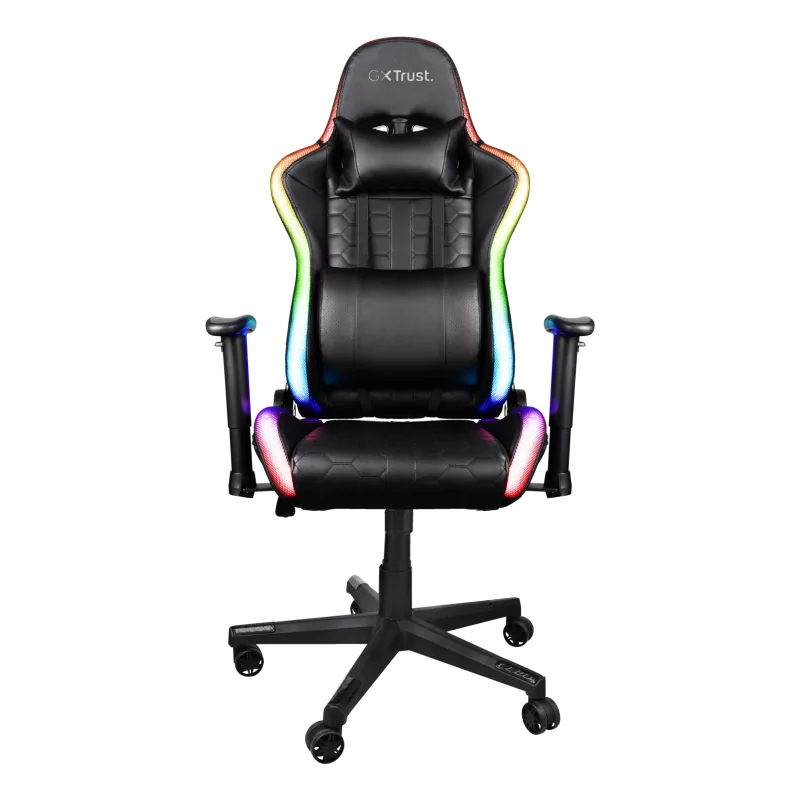 Kontrolsat - Trust Gaming Chair - RGB - Adjustable - Black - GXT 716 RIZZA