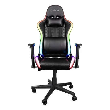 Kontrolsat - Trust Gaming Chair - RGB - Adjustable - Black - GXT 716 RIZZA