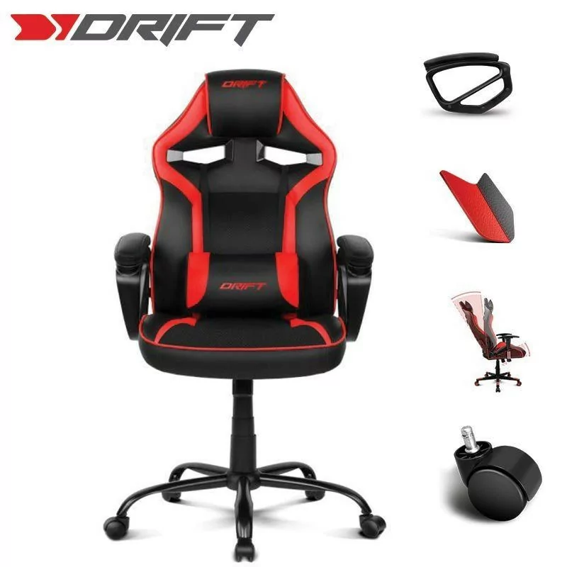 Cadeira Gaming Drift DR50 - Preta/Vermelha Cadeira Gaming Drift DR50 - Preta/Vermelha