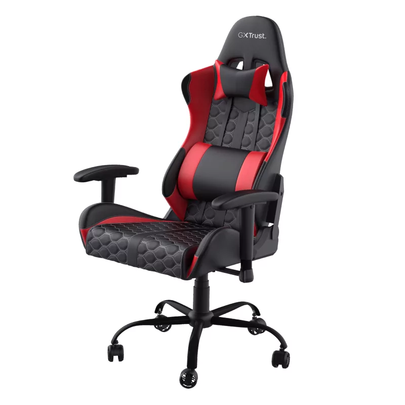 Kontrolsat - Cadeira Trust Gaming - Ajustável - Vermelha - GXT 708R