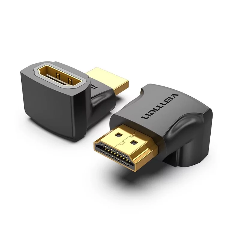 Kontrolsat - Vention HDMI Adapter - 4K - 270º - (Male to Female) - AINB0 Kontrolsat - Vention HDMI Adapter - 4K - 270º - (Male to Female) - AINB0