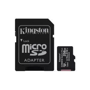 Kontrolsat - Kingston MicroSD Card - 256GB + SD Adapter - SDCS2/256GB