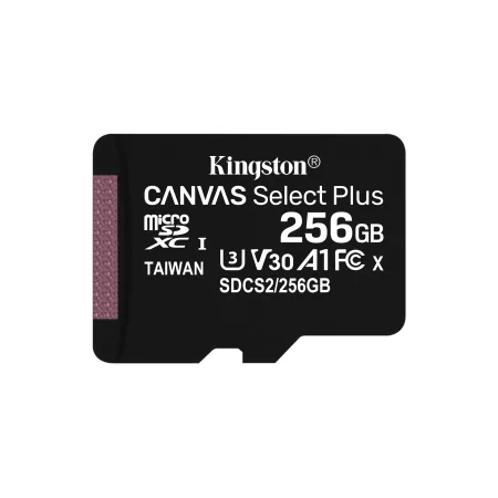 Kontrolsat - Kingston MicroSD Card - 256GB + SD Adapter - SDCS2/256GB Kontrolsat - Kingston MicroSD Card - 256GB + SD Adapter - SDCS2/256GB