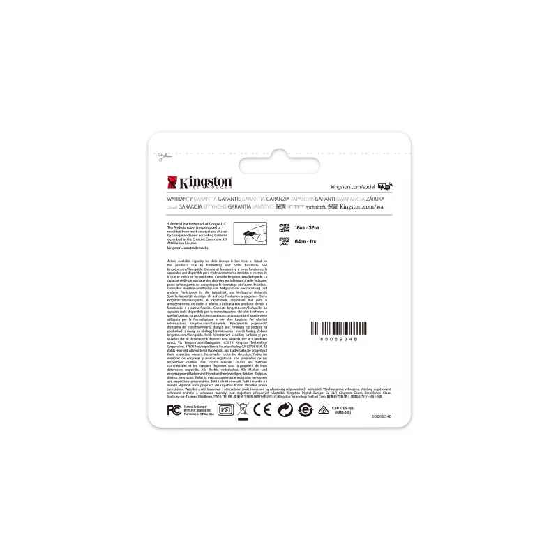 Kontrolsat - Cartão MicroSD Kingston - 256GB + AdaptadorSD - SDCS2/256GB