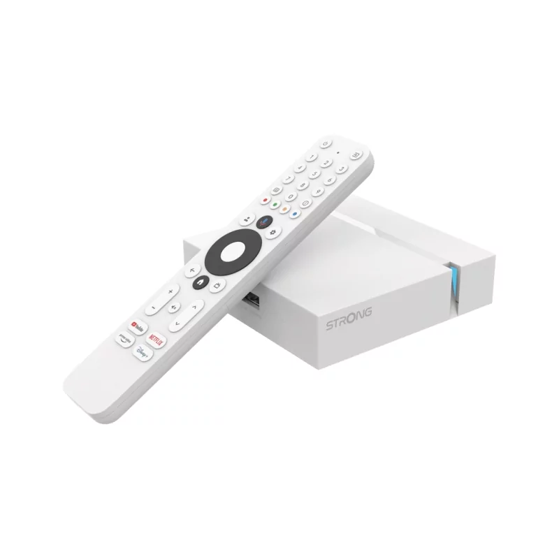 Kontrolsat - Strong Leap S3+ - 2GB/16GB - Google TV - Branca - 4K