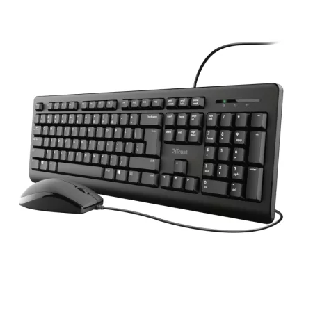 Kontrolsat - Trust Keyboard & Mouse Kit - Wired - USB - Black - 23970 Kontrolsat - Trust Keyboard & Mouse Kit - Wired - USB - Black - 23970