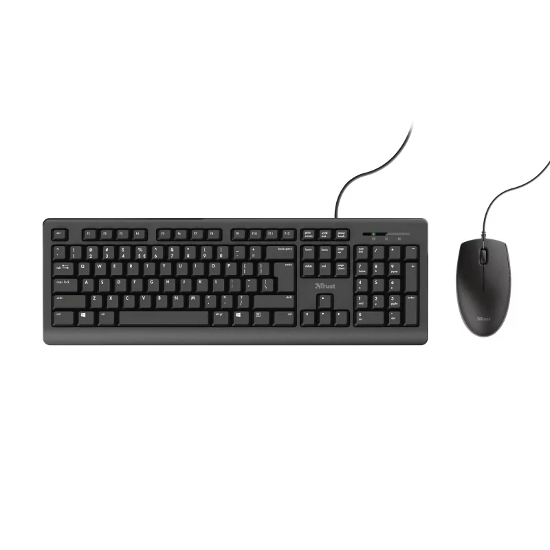 Kontrolsat - Kit Teclado & Rato Trust - C/ Fios - USB - Preto - 23970