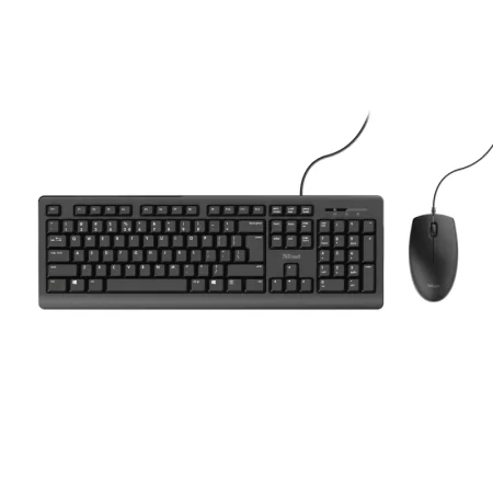 Kontrolsat - Kit Teclado & Rato Trust - C/ Fios - USB - Preto - 23970 Kontrolsat - Kit Teclado & Rato Trust - C/ Fios - USB - Preto - 23970