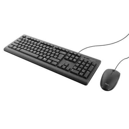 Kontrolsat - Kit Teclado & Rato Trust - C/ Fios - USB - Preto - 23970 Kontrolsat - Kit Teclado & Rato Trust - C/ Fios - USB - Preto - 23970
