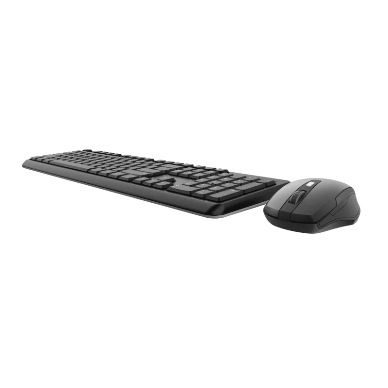 Kontrolsat - PT Trust Wireless Keyboard and Mouse - Black - 23942