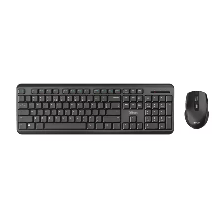 Kontrolsat - PT Trust Wireless Keyboard and Mouse - Black - 23942 Kontrolsat - PT Trust Wireless Keyboard and Mouse - Black - 23942