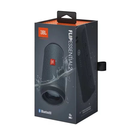 Kontrolsat - Coluna JBL FLIP ESSENTIAL 2 - Portátil - Waterproof - Preta - JBLFLIPES2 Kontrolsat - Coluna JBL FLIP ESSENTIAL 2 - Portátil - Waterproof - Preta - JBLFLIPES2