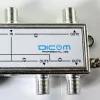 Satellite Splitter 6 Outputs - 5-2400MHZ (DC Through)