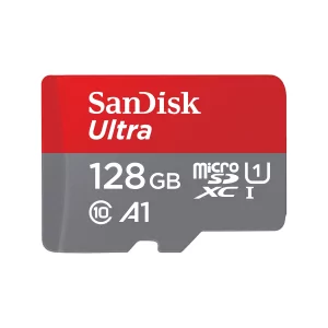 Kontrolsat - Cartão de Memória SanDisk Ultra 128GB - MicroSD HC com Adaptador - Classe 10 - 100MB/s
