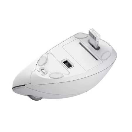 Kontrolsat - Rato Trust Verto Ergonomico - 1600 DPI - Branco Kontrolsat - Rato Trust Verto Ergonomico - 1600 DPI - Branco