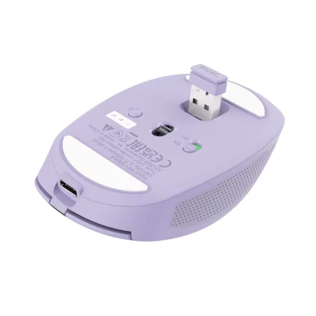 Kontrolsat - Trust Ozaa Mouse - 3200 DPI - Wireless - Pink Kontrolsat - Trust Ozaa Mouse - 3200 DPI - Wireless - Pink