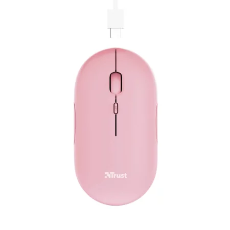 Kontrolsat - Trust Puck Mouse - 1600 DPI - Wireless - Pink