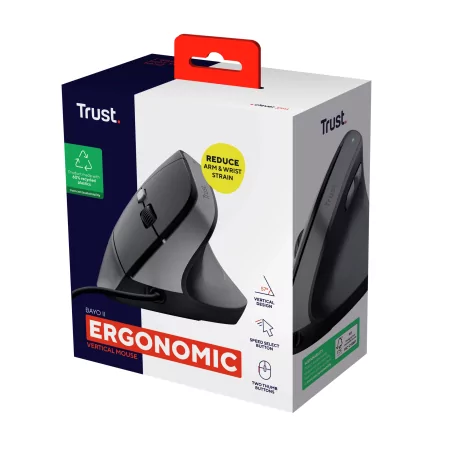 Kontrolsat - Rato Trust Bayo II - 2400 DPI - Preto