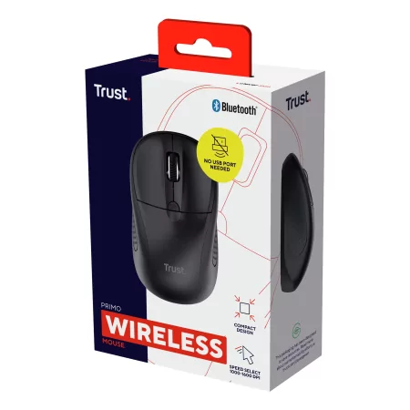 Kontrolsat - Rato Trust Primo - 1600 DPI - Bluethooh - Preto Kontrolsat - Rato Trust Primo - 1600 DPI - Bluethooh - Preto