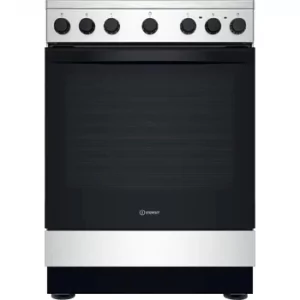 Kontrolsat - Fogão Eletrico Indesit - 4 Queimadores - 69L - Inox - IS67V5PHX/E