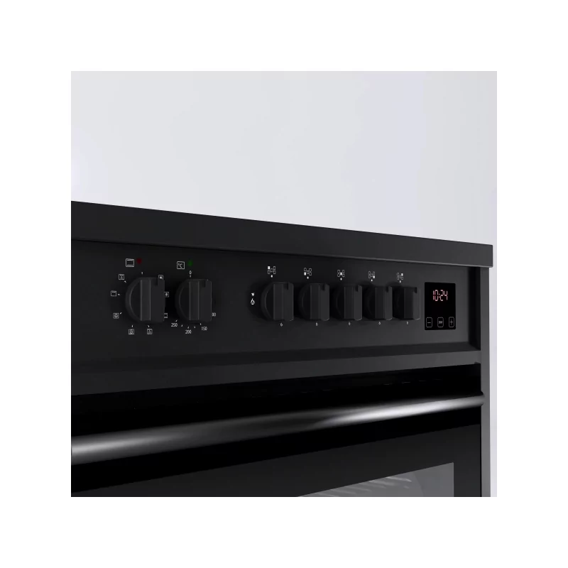 Kontrolsat - Meireles Electric Stove - 5 Burners - 121L - Black - E 913 BL