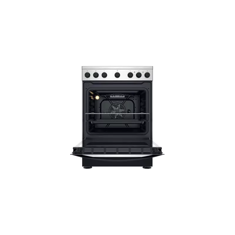 Kontrolsat - Fogão Eletrico Indesit - 4 Queimadores - 69L - Inox - IS67V5PHX/E