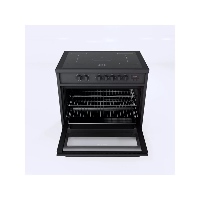 Kontrolsat - Meireles Electric Stove - 5 Burners - 121L - Black - E 913 BL