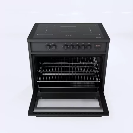 Kontrolsat - Meireles Electric Stove - 5 Burners - 121L - Black - E 913 BL