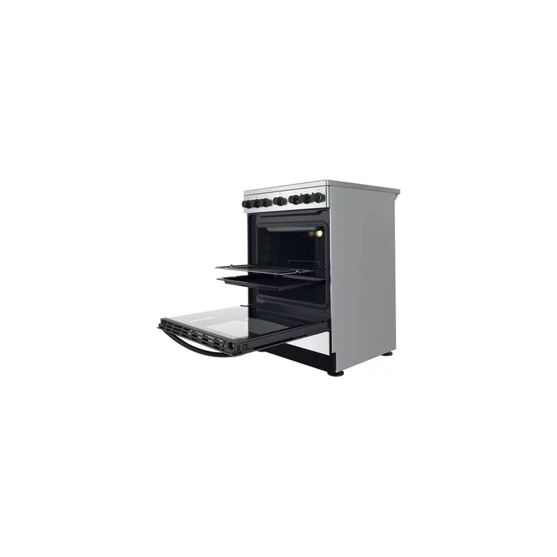 Kontrolsat - Indesit Electric Stove - 4 Burners - 69L - Stainless Steel - IS67V5PHX/E