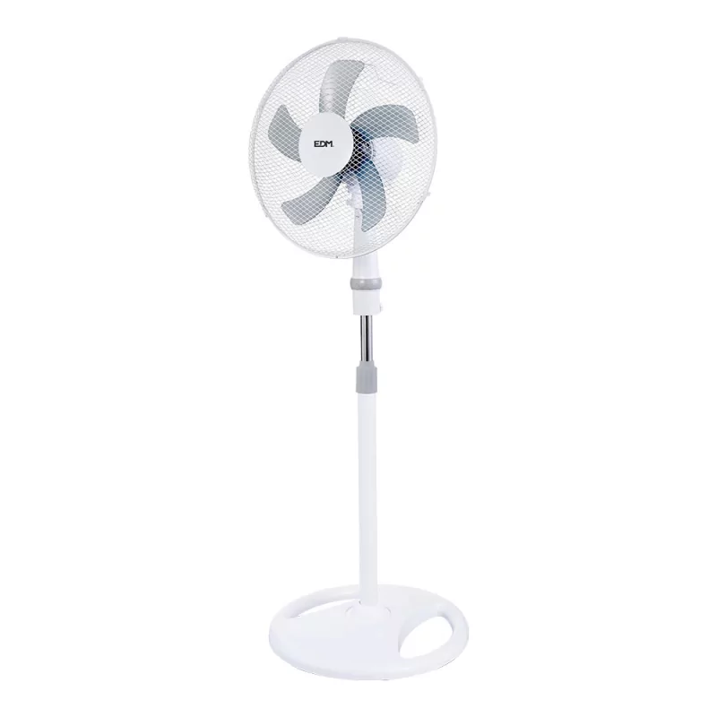 Kontrolsat - Standing / Wall / Portable Fan (3 in 1) - 107-130cm EDM - White - 45W