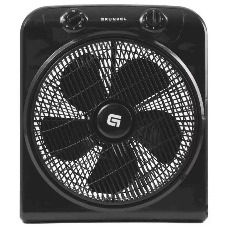 Kontrolsat - Grunkel box fan ng floor fan - 45W - 3 speeds