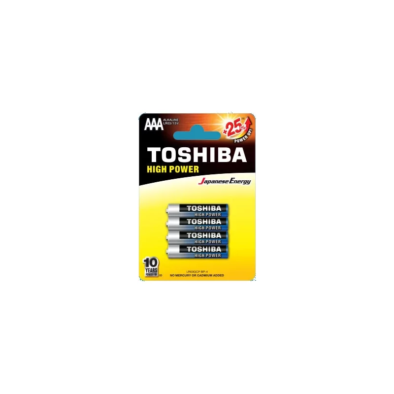 Kontrolsat - Pilhas Toshiba - Alcalinas - AAA - Pack 4 Kontrolsat - Pilhas Toshiba - Alcalinas - AAA - Pack 4