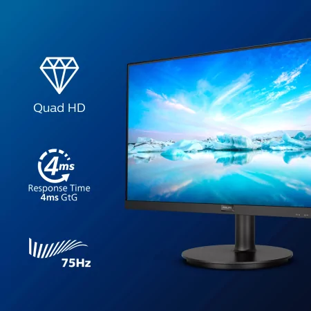 Kontrolsat - Philips LCD Monitor - Black - 275V8LA/00 Kontrolsat - Philips LCD Monitor - Black - 275V8LA/00