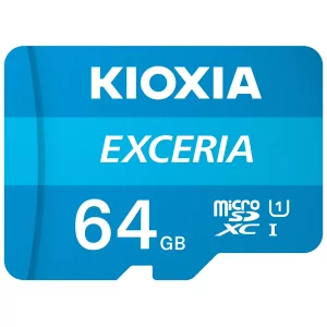 Kontrolsat - Cartão de Memória MicroSD Kioxia - Exceria 64GB - C/ Adaptador