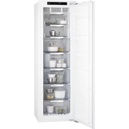 Kontrolsat - Congelador Vertical Embutido AEG ABE818E6NC (204L - Classe E - Branco) Kontrolsat - Congelador Vertical Embutido AEG ABE818E6NC (204L - Classe E - Branco)