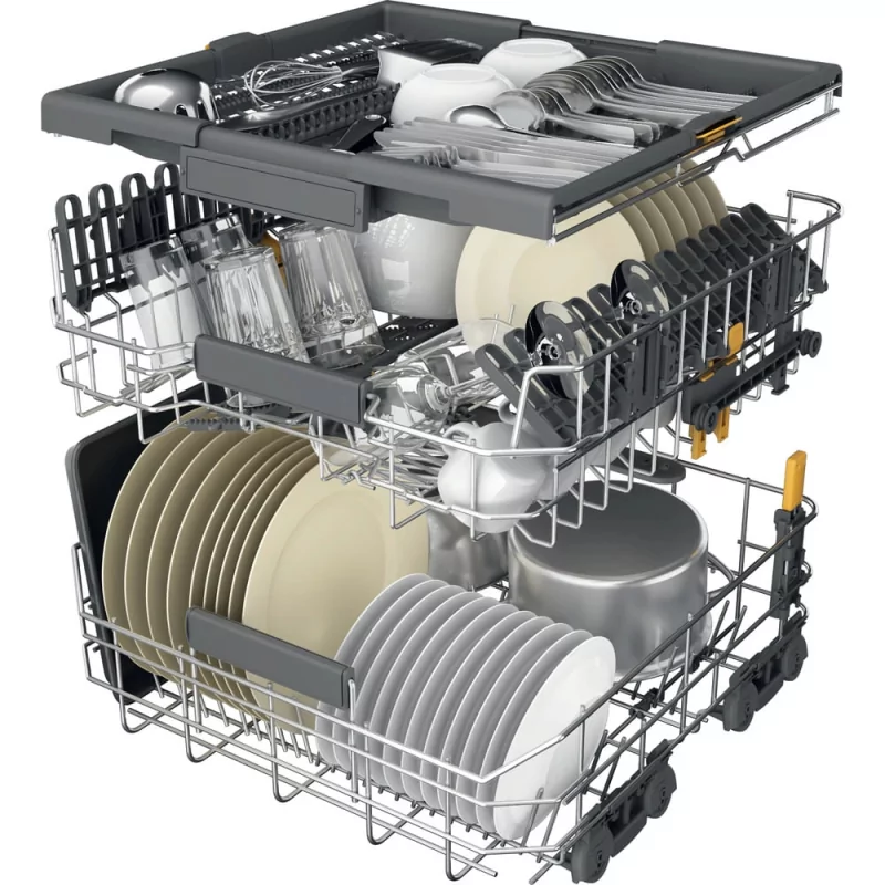 Kontrolsat - Whirlpool W7F HP33 X Dishwasher (15 Place Settings - 60cm - Class D)