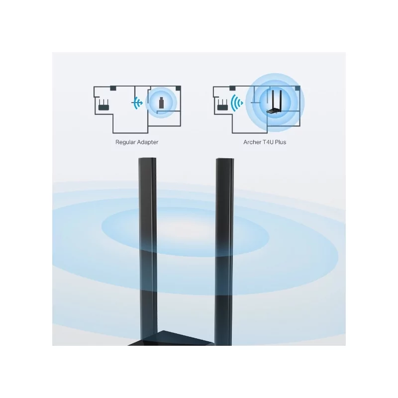 Kontrolsat - Adaptador de Rede USB Wireless TP-Link AC1300 Dual-Band
