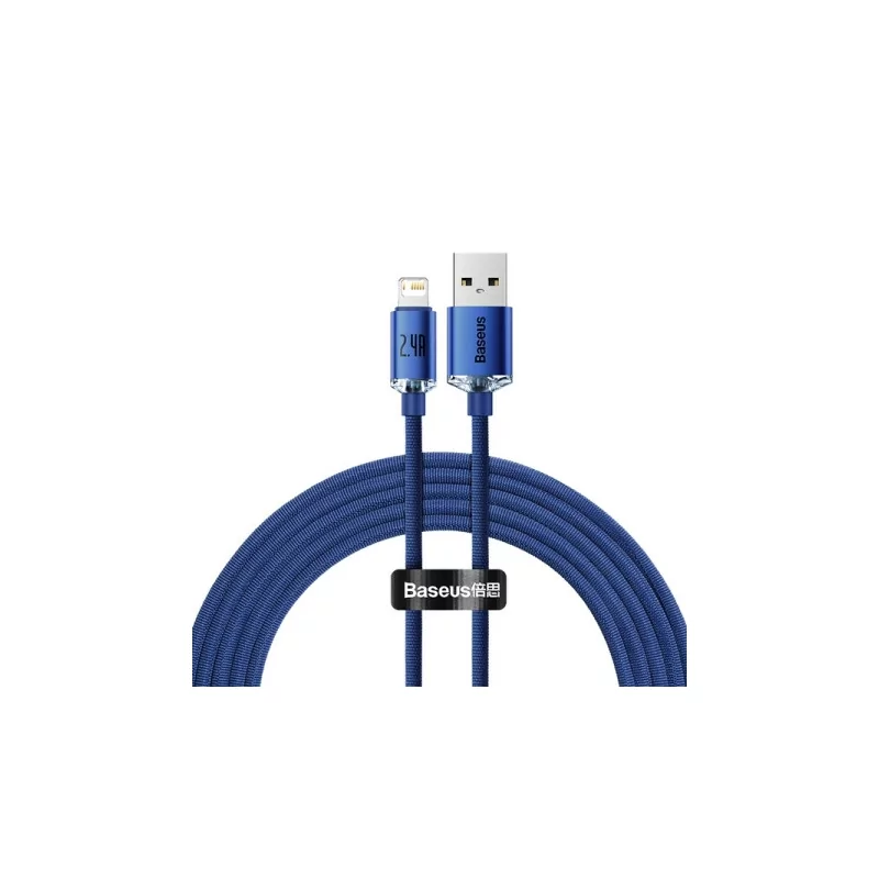 Kontrolsat - Baseus Cable - USB-A - Lightning - 2M - Blue Kontrolsat - Baseus Cable - USB-A - Lightning - 2M - Blue