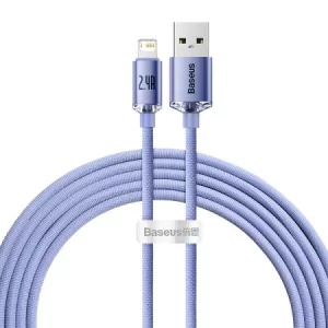 Kontrolsat - Baseus Cable - USB-A - Lightning - 2M - Purple