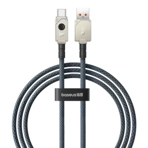 Kontrolsat - Baseus Cable - USB-A - USB-C - 100W - 1M - Gray