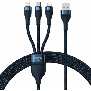 Kontrolsat - Baseus Flash Lightning PD 100W 1.2m Cable - Blue