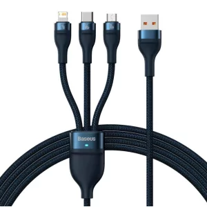 Kontrolsat - Baseus Flash Lightning PD 66W 1.2m Cable - Blue